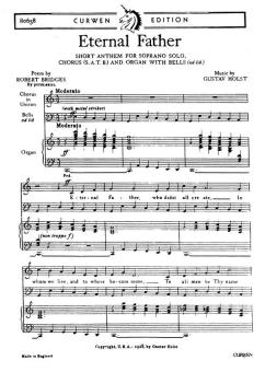 Eternal Father Soprano Solo/SATB/Organ 