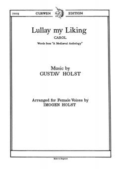 Lullay My Liking SSAA 