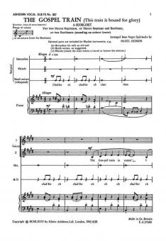 Gospel Train Duet/Piano 