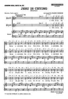 Jesu Is Crying Duet/Piano 