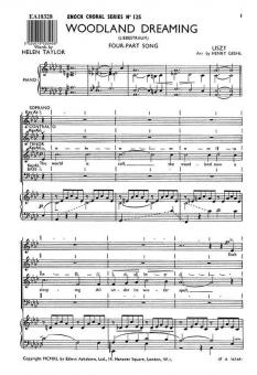Liszt, F Woodland Dreaming SATB/Piano 