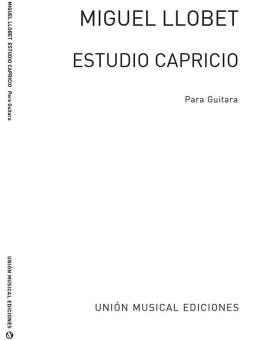 Estudio Capricho En Re Mayor D Major For Guitar 