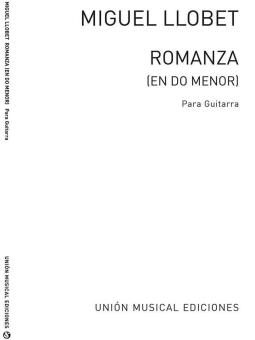 Romanza En Do Menor C Minor For Guitar 