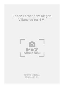 Alegria Villancico For 4 V.I 
