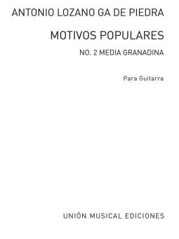 Motivos Populares No.2 Media Granadina For Guitar 
