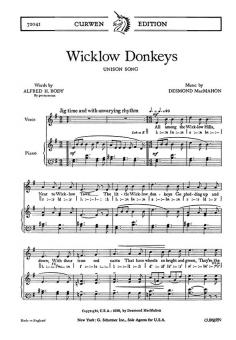 Macmahon, D Wicklow Donkeys Unison/Piano 
