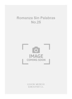 Romanza Sin Palabras No.25 (Llobet) For Guitar 