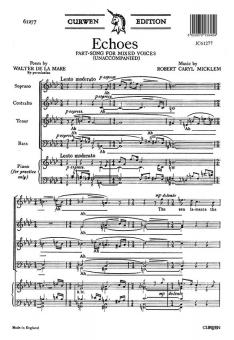 Micklem Echoes SATB 