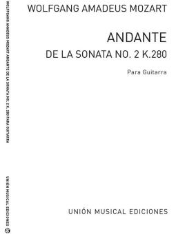 Andante De La Sonata No.2 K.280 (Llobet) For Guitar 