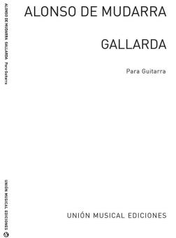 Gallarda (Tarrago) For Guitar 