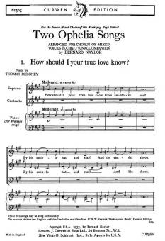 Naylor Two Ophelia Songs SA 