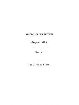 Gavotte For Violin And Piano Op. 162 No. 4 