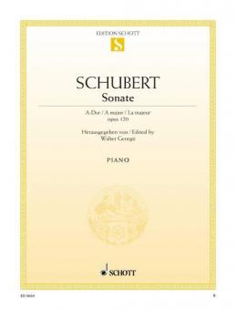Sonate A-Dur op. 120 D 664 Standard