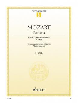 Fantasie Nr. 19 c-Moll KV 396 Standard