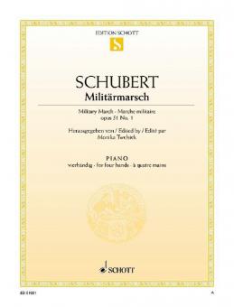 Militärmarsch D-Dur op. 51/1 D 733/1 Standard