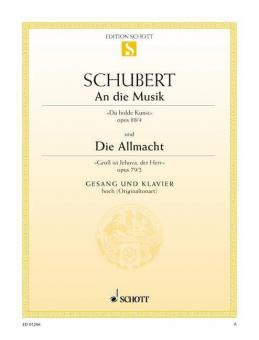 An die Musik / Die Allmacht Standard