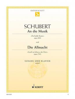 An die Musik / Die Allmacht Standard