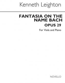 Fantasia On The Name Bach op. 29 
