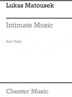 Intimate Music For Viola Solo 