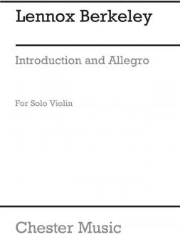 Introduction And Allegro For Solo Violin Op. 24 