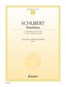 Zwei Ständchen D 957/4 / D 889 Standard