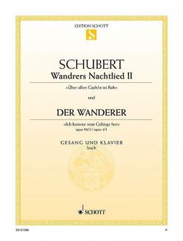 Wandrers Nachtlied II / Der Wanderer Standard