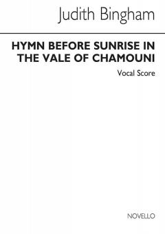 Hymn Before Sunrise In The Vale Of Chamouni 