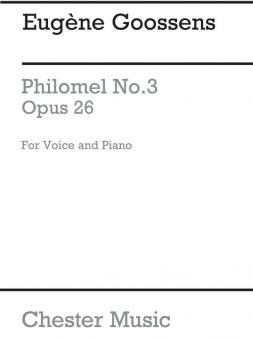 Philomel (No.3 from 'Three Songs Op. 26') 