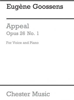 The Appeal F (No.1 fom 'Three Songs Op. 26') 
