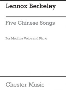 Five Chinese Songs Op. 78 