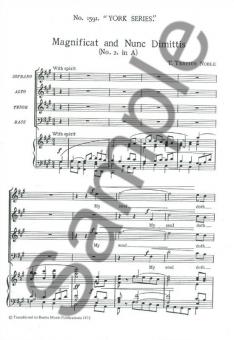 Magnificat & Nunc Dimittis 