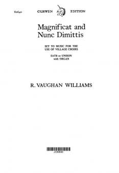 Magnificat And Nunc Dimittis 