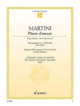 Plaisir d'amour (g-Moll) Standard