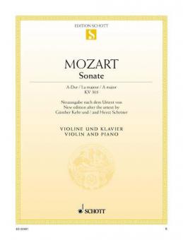 Sonate A-Dur Standard