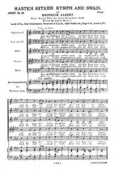 Hasten Hither Nymph And Swain 