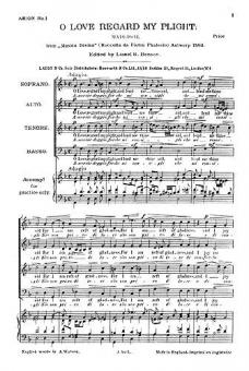 O Love Regard My Plight 