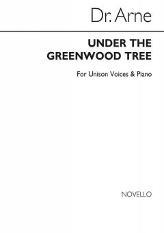 Arne Under The Greenwood Tree Voice/Piano 