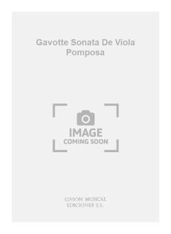Gavotte Sonata de Viola Pomposa 