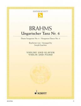 Ungarischer Tanz Nr. 6 B-Dur Standard