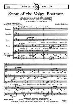 Song of the Volga Boatmen SATB 