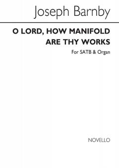 O Lord How Manifold 
