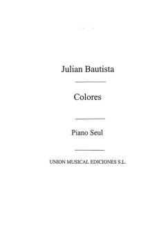 Colores, Seis Piezas for Piano 