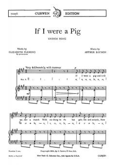 Baynon, A If I Were A Pig Unison/Piano 