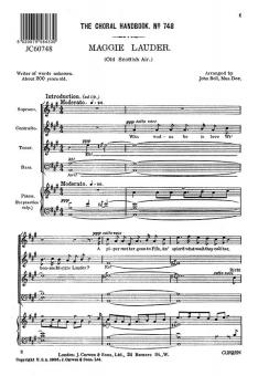 Bell Maggie Lauder SATB 