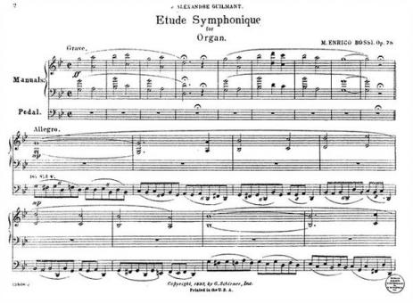 Etude Symphonique Op. 78 
