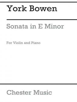 Sonata In E Minor Op. 112 