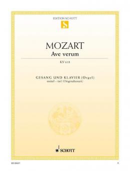 Ave verum KV 618 Standard