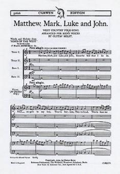 Matthew, Mark, Luke And John 