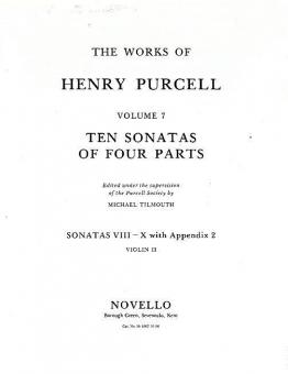 10 Sonatas of Four Parts: Sonatas 8-10 