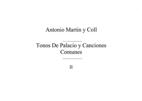 Tonos de Palacio Vol. 2 